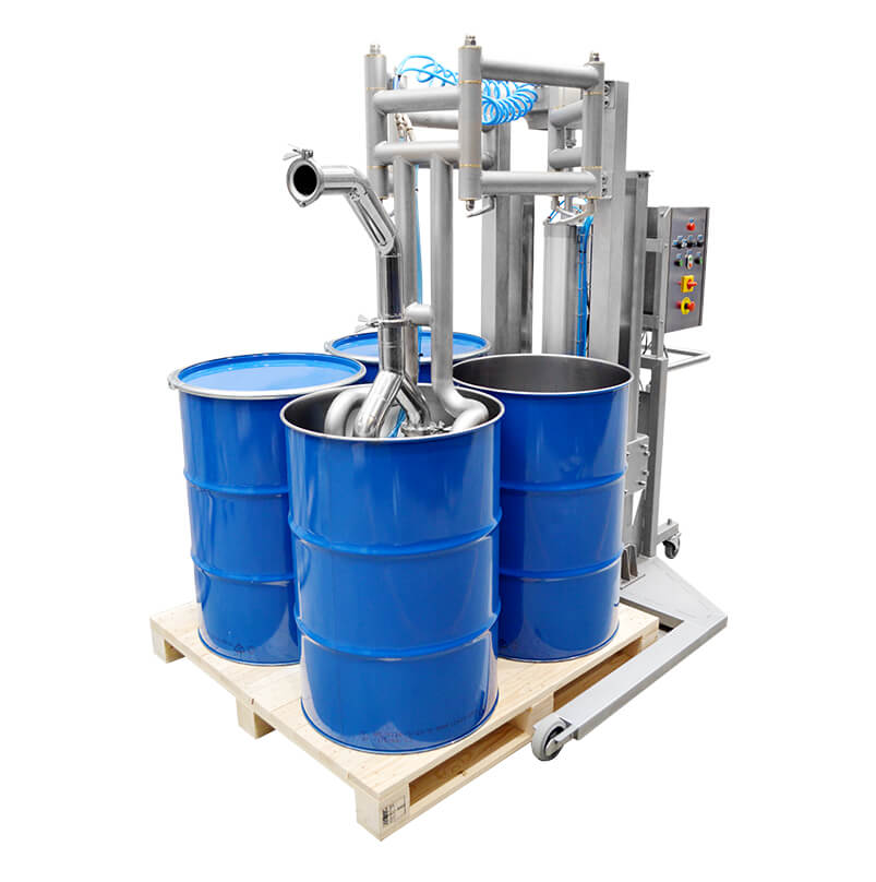 HVS Quattro system during drum unloading